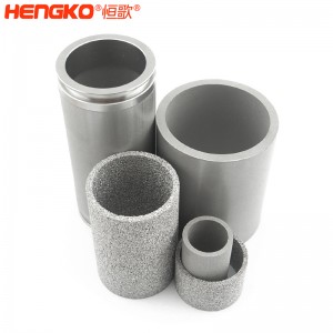 恒歌粉末燒結(jié)不銹鋼除塵濾筒透氣工業(yè)過濾器過濾精準(zhǔn)滲透性好_用于制藥化工純水過濾