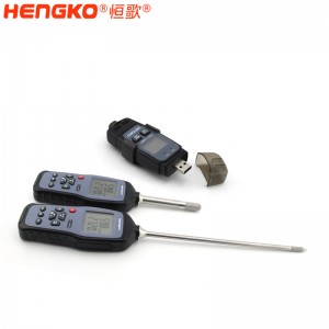 恒歌定制HG970手持式溫濕度標(biāo)準(zhǔn)器_用于無塵車間、儲(chǔ)存?zhèn)}庫溫濕度測量抽檢