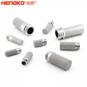 廠家來(lái)圖定制粉末燒結(jié)316L不銹鋼過(guò)濾器濾芯防塵耐腐蝕，用于化工制藥