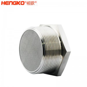 恒歌不銹鋼絲網濾芯燒結網消聲器消音器耐熱排氣均勻，應用于排風管消音